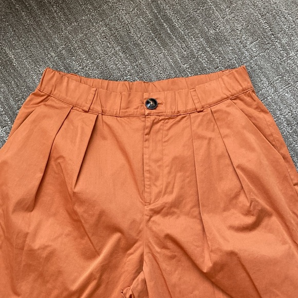 Maeve Curve Poplin Barrel Pants Anthropologie - Picture 5 of 10